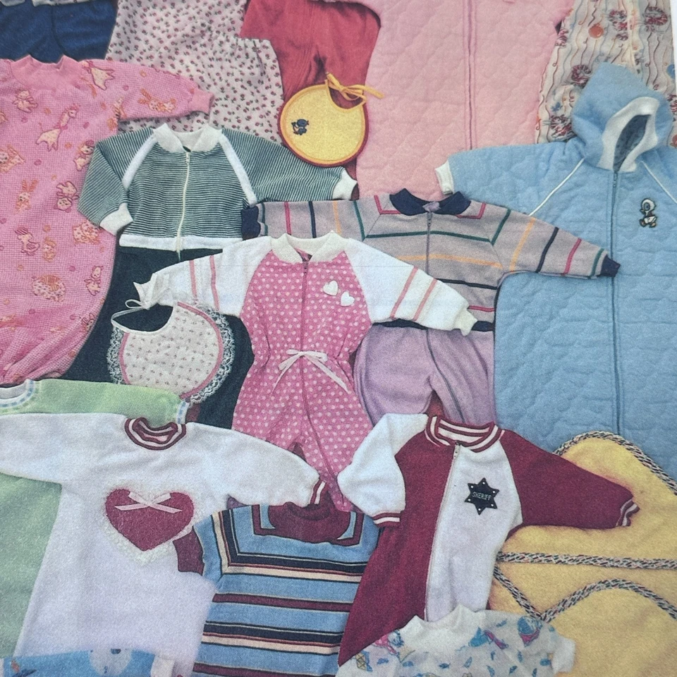TWO Vintage Sunrise Designs Toddler Sportswear &Nighty Nights Patterns 1980 - Image 3 of 4