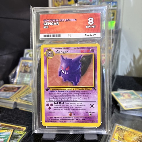 Gengar (1st Edition) graded ACE 8 for sale on eBay