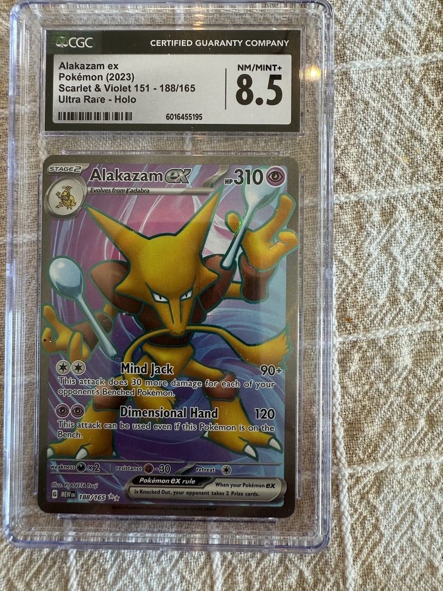 Alakazam ex 188/165 Sv: Scarlet & Violet 151 Holo for sale