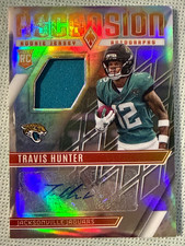 2025 Panini Phoenix Ascension Travis Hunter Auto/Autograph Jersey Rookie /49 RC