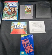 Toki (Nintendo Entertainment System, 1991) NES CIB Complete W/Inserts Tested 
