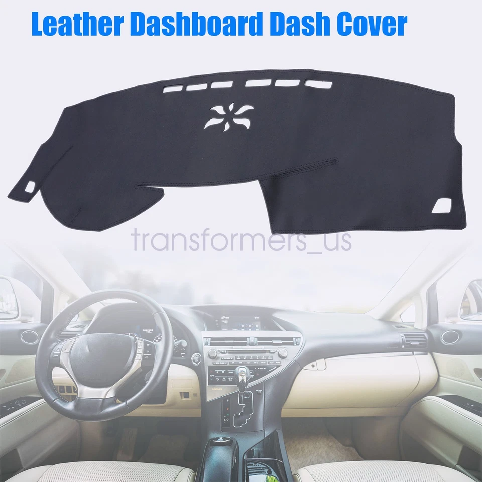 Cubierta de cuero para tablero de instrumentos alfombra para Lexus RX350 450H 2009-2015 Foto 3 de 4