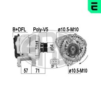 ERA Generator 209332A FüR Opel