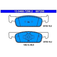 Satz Bremsbeläge Bremsklötze vorne für Renault Twingo 3 BCM | 24076704