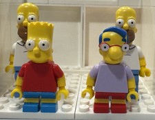 LEGO 71005 Minifigure Simpsons Series-1 Milhouse, Bart, Homer x2