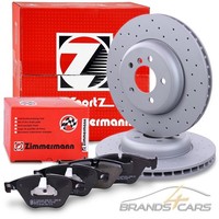 Zimmermann SPORT-BREMSSCHEIBEN + BelÄGe Vorne FÜR BMW 5-ER F10 F11 AB 09-