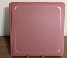 Creative Memories 12'' x 12'' Album Red Premier Flex-Hinge w/15 White Pages