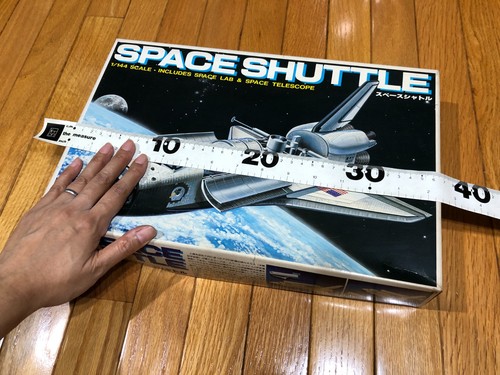 SPACE SHUTTLE with SPACE LAB & SPACE TELESCOPE 1/144 MODEL KIT BANDAI VINTAGE - Picture 15 of 20