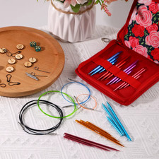 DIY Crochet Hook Kit for Beginners with Storage Bag  Sewing  Knitting Tools Set