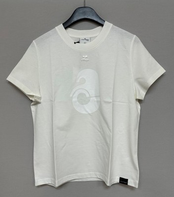 Courreges Kurzarm T-Shirt mit Logo Print (77) 101907455