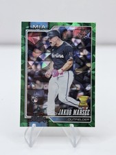 Jakob Marsee 2026 Topps Series 1 Green Diamante Foil Rookie Card /99