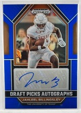 2023 Prizm Draft Picks #DPA-JBI Jahleel Billingsley Draft Picks Auto Blue /149
