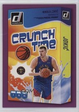 2024-25 Panini Donruss Crunch Time Press Proof Purple Nikola Jokic #10 0nr3
