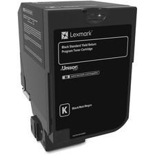 Lexmark 74C1SK0 CS720, CS725, CX725 Black Yield Return Program Cartridge Toner