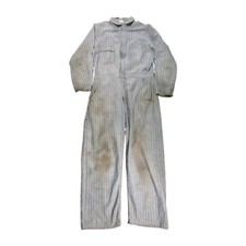 Vintage Herringbone Coveralls Mens 40 R Made USA Sears Distressed Workwear