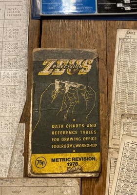Zeus Precision Data Chart Reference Tables Revised Edition plus weitere Datensätze