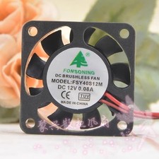 Fonsoning FSY40S12M DC12V 0.08A 4010 4cm Cooling Fan mz