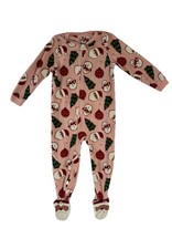 Carter  s Child Of Mine Santa Christmas Fleece Footed Pjs Size 4T