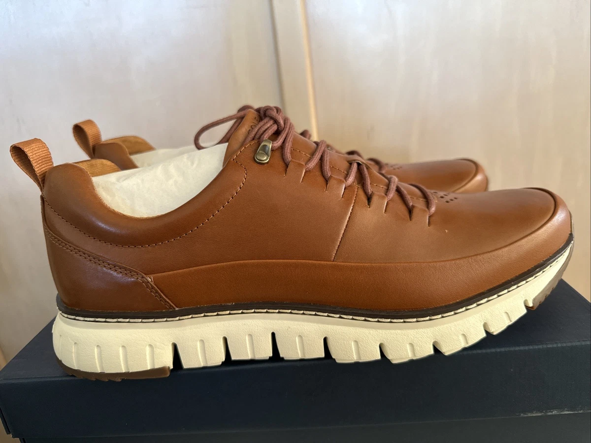 Cole Haan ZeroGrand Rust Orange Suede Lace Up Sneaker Oxfords 8.5M Cole Haan Oxford Orange Dress Shoes for Men for sale | eBay main image 2
