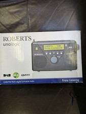 Roberts Unologic Portable Digital Radio DAB/FM RDS, Black. Ex cond