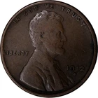 1912-S 1c Lincoln Wheat Cent ~ VG