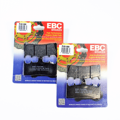 EBC Brake Pad Set Organic for 2002 Kawasaki ZX 636 A1 NINJA