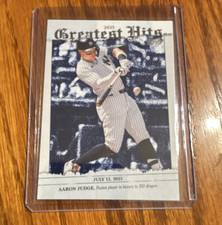 topps 2025 greatest hits insert aaron judge new york yankees #gh-2 series 1 2026