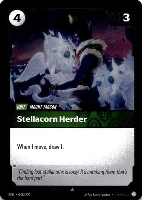 Stellacorn Herder (Foil) NM/M UC 048/221 Spiritforged Riftbound
