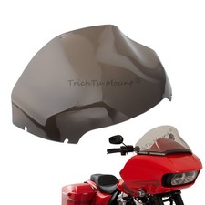 For Harley Road Glide FLTRXS FLTRX 2015-2024 13.5" Smoke Windshield Windscreen