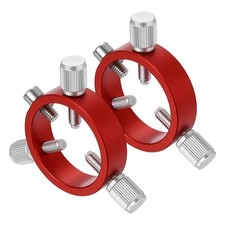 42mmD Adjustable Guiding Scope Rings, 2pcs Metal Guide Scope Rings, Red