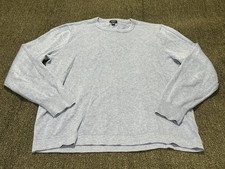J.Crew Mens Crew Neck Long Sleeve Cotton Pullover Sweatshirt Large Blue