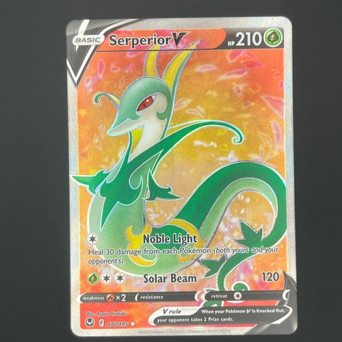 Serperior V (Full Art) 170/195 UR SWSH12 SWSH12: Silver T... Holofoil Pokemon NM