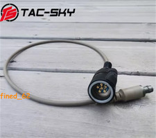 IN STOCK Compatible with INVISIO V60 to PRC 152 6 PIN PTT Adapter Cable DE BK