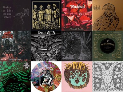 12 Doom Stoner 7inch Mint REVEREND BIZARRE, WITCHCRAFT, ACID WITCH, GRAVEYARD