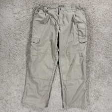 74273 5.11 Tactical Mens Regular Fit Taclite Pro Ripstop Cargo Pants 42x30 Khaki