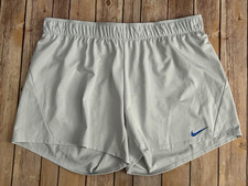 Nike Dri Fit Attack Training Athletic Running Shorts Light Gray Women s Size XL