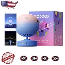 High-Definition Galaxy Projector Space Theme Night Light Stress Relief