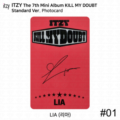 【新品未開封】ITZY BORN TO BE KILL MY DOUBT 25点 ITZY KILL MY DOUBT Official Standard Ver Photocard Postcard