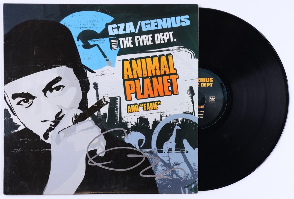 Gza Signed Animal Vinyl Record Album (Beckett) eBay