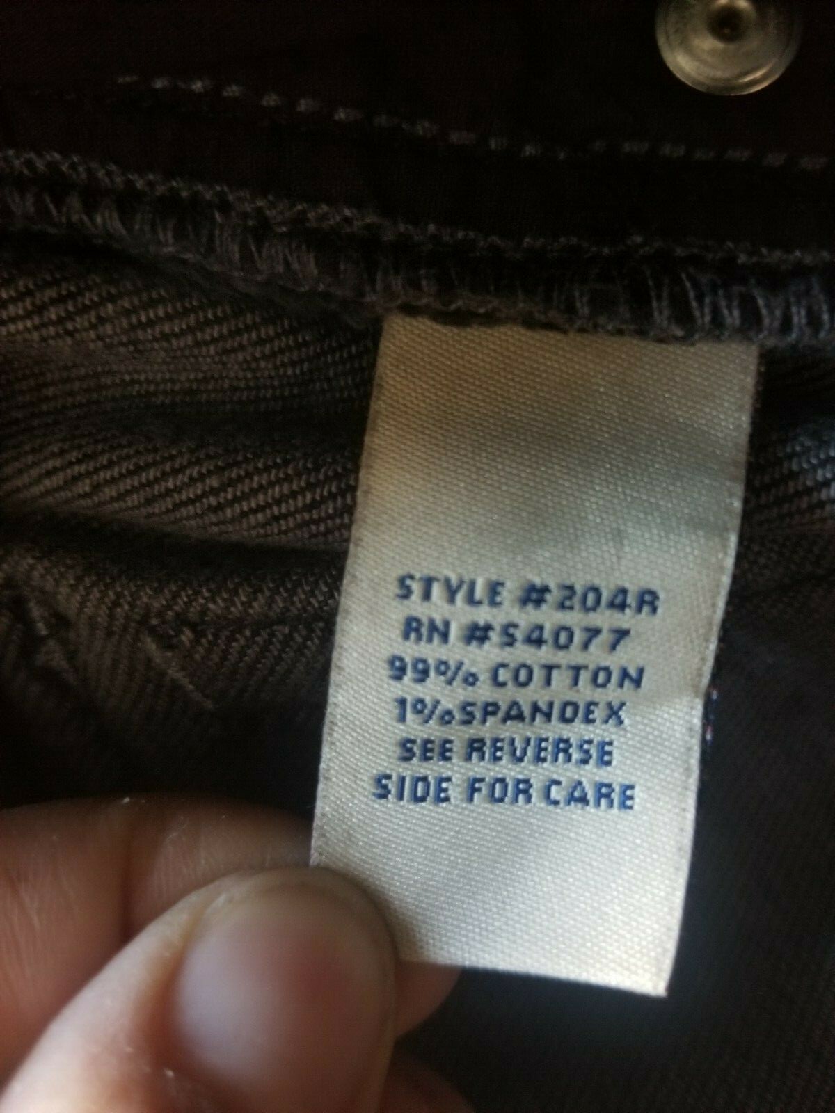 CAbi Jeans Basic Solid Black Wide Leg Zip Up Pock… - image 12