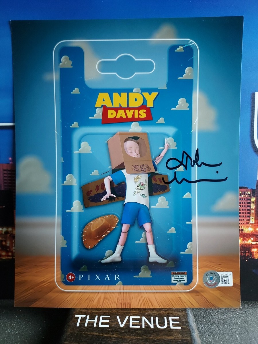WAY OF THE BIRD Andy Davis メッセージサイン入り Toy Story - Andy Davis signed by voice actor John Morris BAM BOX w