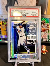 ⭐️ FERNANDO TATIS JR 2019 CONTENDERS OPTIC HYPER PRIZM #3 PSA 10 GEM RC SP /299