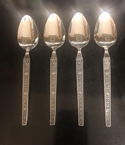 4 United Silver Co Stainless US12 Riviera Cordova Tablespoons Black Accent - 第 1/9 張圖片