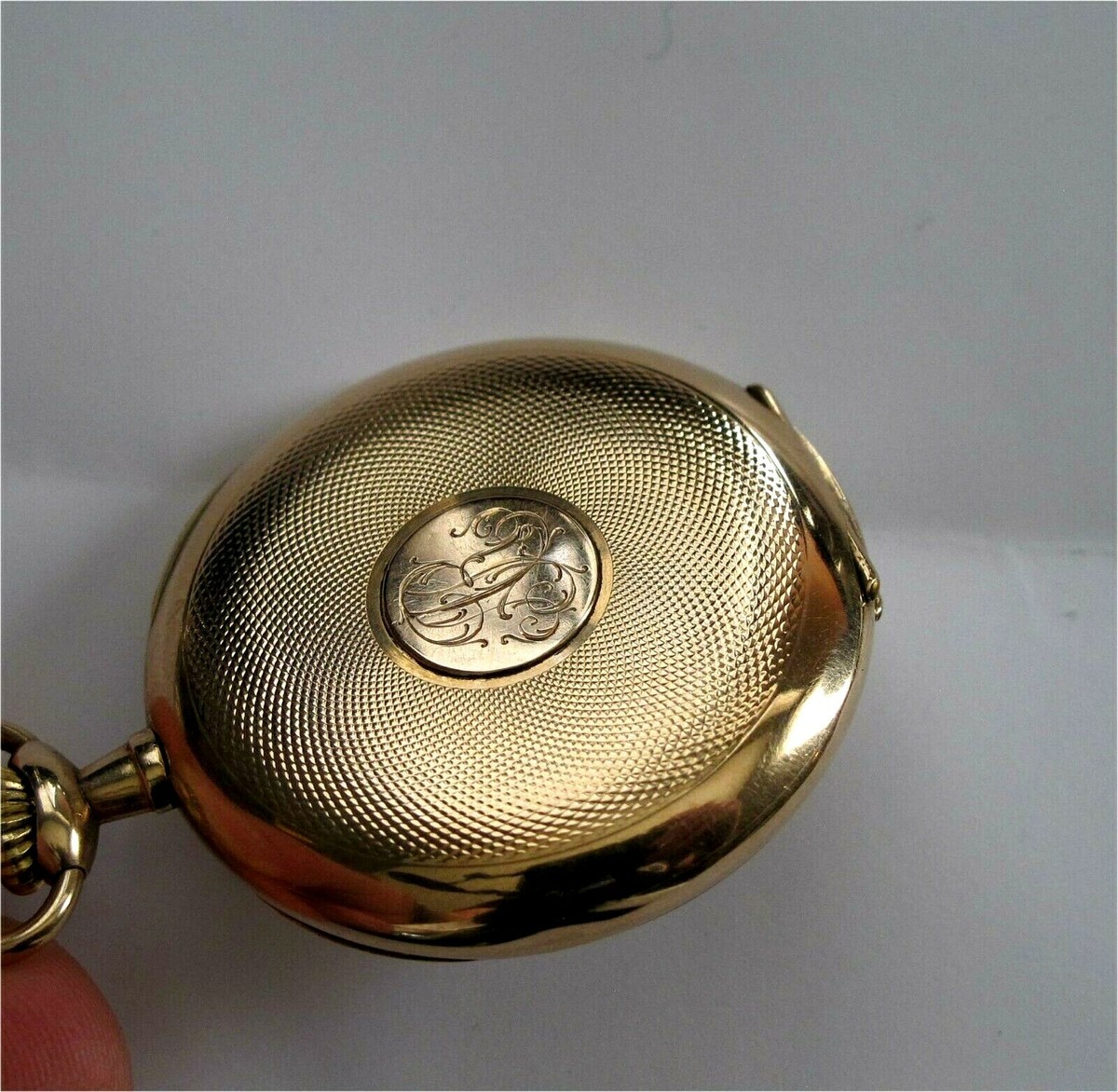 Antique Omega Grand Prix Paris 14K 585 / 56 Gold Pocket Watch WW I
