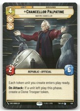 Chancellor Palpatine Wartime Chancellor (Hyperspace) #468 Star Wars Unlimited