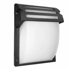 Sunlite Tunable LED Modern Style Outdoor Light 9W (60W Equal) 600 Lumens Black