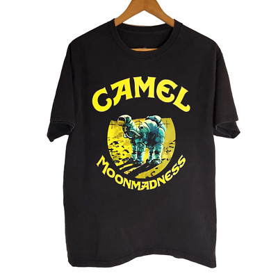 NEW Camel Band Short Sleeve Cotton Black All Size Shirt AR266