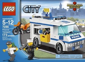 LEGO CITY POLICE BOAT + PRISONER TRANSPORT + HELICOPTER - SETS 7286  7287 7741