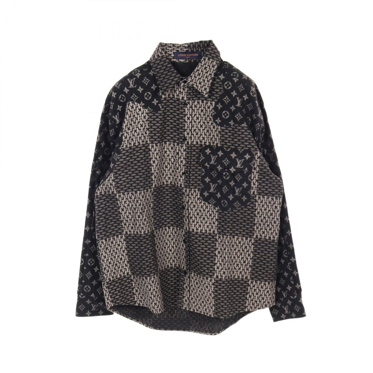 LOUIS VUITTON x NIGO Monogram Damier Flannel shirts RM202M LOUIS VUITTON x NIGO Monogram Damier Flannel shirts RM202M