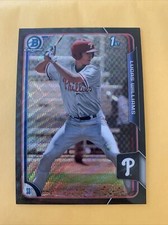 2015 BOWMAN CHROME DRAFT 1ST RC LUCAS LUKE WILLIAMS BLACK WAVE REFRACTOR 🙏🔥